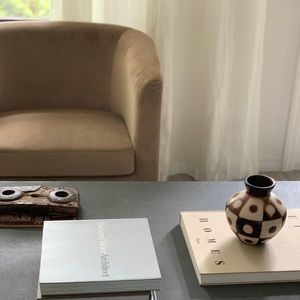 Geometric Print Vase